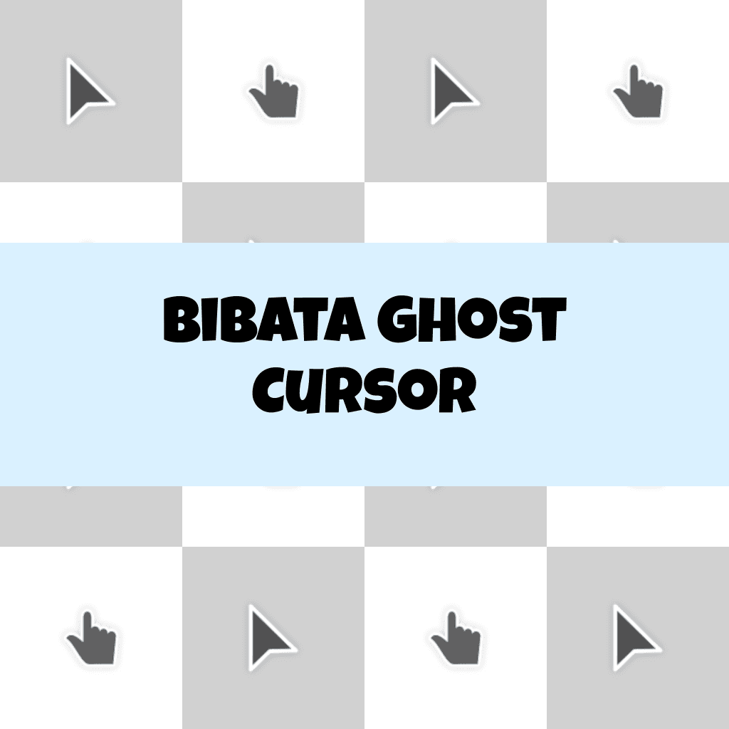 Preview Bibata Ghost Cursor custom cursor pack